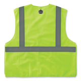 ergodyne® GloWear 8215BA-S Single Size Class 2 Economy Breakaway Mesh Vest, Polyester, X-Large, Lime, Ships in 1-3 Business Days (EGO24545) Each