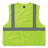 ergodyne® GloWear 8215BA-S Single Size Class 2 Economy Breakaway Mesh Vest, Polyester, Large, Lime, Ships in 1-3 Business Days (EGO24544) Each