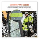 ergodyne® GloWear 8918BK Class E Hi-Vis Rain Bibs Black Bottom, 5X-Large, Lime, Ships in 1-3 Business Days (EGO25019) Each