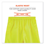 ergodyne® GloWear 8916 Class E Lightweight Hi-Vis Rain Pants, Medium, Lime, Ships in 1-3 Business Days (EGO25343) Each