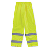 ergodyne® GloWear 8916 Class E Lightweight Hi-Vis Rain Pants, Large, Lime, Ships in 1-3 Business Days (EGO25344) Each