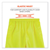ergodyne® GloWear 8916 Class E Lightweight Hi-Vis Rain Pants, 4X-Large, Lime, Ships in 1-3 Business Days (EGO25348) Each
