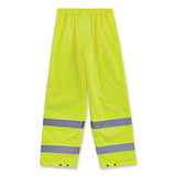 ergodyne® GloWear 8916 Class E Lightweight Hi-Vis Rain Pants, 5X-Large, Lime, Ships in 1-3 Business Days (EGO25349) Each