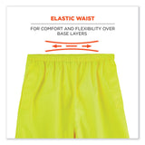 ergodyne® GloWear 8916 Class E Lightweight Hi-Vis Rain Pants, 5X-Large, Lime, Ships in 1-3 Business Days (EGO25349) Each