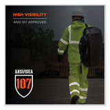 ergodyne® GloWear 8376K Lightweight HV Rain Suit, Medium, Lime, Ships in 1-3 Business Days (EGO25433) Each