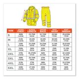 ergodyne® GloWear 8376K Lightweight HV Rain Suit, Large, Lime, Ships in 1-3 Business Days (EGO25434) Each