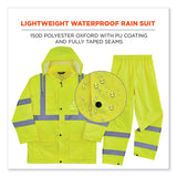 ergodyne® GloWear 8376K Lightweight HV Rain Suit, X-Large, Lime, Ships in 1-3 Business Days (EGO25435) Each