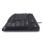 Logitech® K120 Ergonomic Desktop Wired Keyboard, USB, Black (LOG920002478) Each