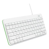 Logitech® Wired Keyboard for iPad, Apple Lightning, White (LOG920006341)