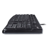 Logitech® MK120 Wired Keyboard + Mouse Combo, USB 2.0, Black (LOG920002565) Each
