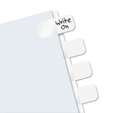 Redi-Tag® Legal Index Tabs, Customizable: Handwrite Only, 1/5-Cut, White, 1" Wide, 416/Pack (RTG31010) Box of 416