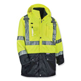 ergodyne® GloWear 8388 Class 3/2 Hi-Vis Thermal Jacket Kit, Small, Lime, Ships in 1-3 Business Days (EGO25532) Each