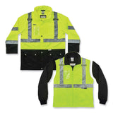 ergodyne® GloWear 8388 Class 3/2 Hi-Vis Thermal Jacket Kit, 4X-Large, Lime, Ships in 1-3 Business Days (EGO25538) Each