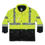 ergodyne® GloWear 8388 Class 3/2 Hi-Vis Thermal Jacket Kit, 5X-Large, Lime, Ships in 1-3 Business Days (EGO25539) Each