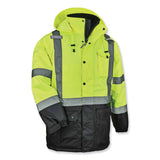 ergodyne® GloWear 8384 Class 3 Hi-Vis Quilted Thermal Parka, Large, Lime, Ships in 1-3 Business Days (EGO25564) Each