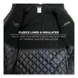 ergodyne® GloWear 8384 Class 3 Hi-Vis Quilted Thermal Parka, 4X-Large, Lime, Ships in 1-3 Business Days (EGO25568) Each