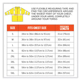 ergodyne® GloWear 8384 Class 3 Hi-Vis Quilted Thermal Parka, 5X-Large, Lime, Ships in 1-3 Business Days (EGO25569) Each