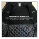 ergodyne® GloWear 8384 Class 3 Hi-Vis Quilted Thermal Parka, Small, Orange, Ships in 1-3 Business Days (EGO25572) Each