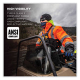 ergodyne® GloWear 8384 Class 3 Hi-Vis Quilted Thermal Parka, 3X-Large, Orange, Ships in 1-3 Business Days (EGO25577) Each