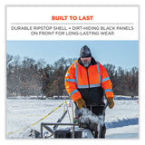 ergodyne® GloWear 8381 Class 3 Hi-Vis 4-in-1 Quilted Bomber Jacket, Orange, Medium, Ships in 1-3 Business Days (EGO25583) Each