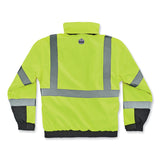 ergodyne® GloWear 8381 Class 3 Hi-Vis 4-in-1 Quilted Bomber Jacket, Lime, Medium, Ships in 1-3 Business Days (EGO25593) Each