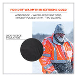 ergodyne® GloWear 8381 Class 3 Hi-Vis 4-in-1 Quilted Bomber Jacket, Lime, X-Large, Ships in 1-3 Business Days (EGO25595) Each