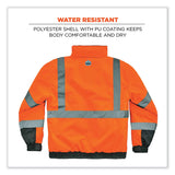 ergodyne® GloWear 8377 Class 3 Hi-Vis Quilted Bomber Jacket, Orange, 3X-Large, Ships in 1-3 Business Days (EGO25617) Each