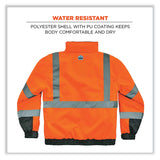 ergodyne® GloWear 8377 Class 3 Hi-Vis Quilted Bomber Jacket, Orange, 4X-Large, Ships in 1-3 Business Days (EGO25618) Each