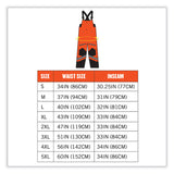 ergodyne® GloWear 8928 Class E Hi-Vis Insulated Bibs, Large, Orange, Ships in 1-3 Business Days (EGO25634) Each