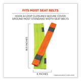 ergodyne® GloWear 8004 Hi-Vis Seat Belt Cover, 6" x 18.5", Orange, Ships in 1-3 Business Days (EGO29041) Each