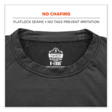 ergodyne® N-Ferno 6435 Midweight Long Sleeve Base Layer Shirt, 2X-Large, Black, Ships in 1-3 Business Days (EGO40206) Each