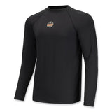 ergodyne® N-Ferno 6436 Long Sleeve Lightweight Base Layer Shirt, Medium, Black, Ships in 1-3 Business Days (EGO40233) Each