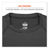 ergodyne® N-Ferno 6436 Long Sleeve Lightweight Base Layer Shirt, Large, Black, Ships in 1-3 Business Days (EGO40234) Each