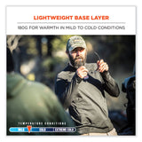 ergodyne® N-Ferno 6436 Long Sleeve Lightweight Base Layer Shirt, 2X-Large, Black, Ships in 1-3 Business Days (EGO40236) Each