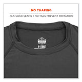 ergodyne® N-Ferno 6436 Long Sleeve Lightweight Base Layer Shirt, 2X-Large, Black, Ships in 1-3 Business Days (EGO40236) Each