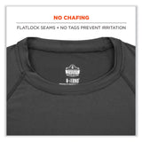 ergodyne® N-Ferno 6436 Long Sleeve Lightweight Base Layer Shirt, 3X-Large, Black, Ships in 1-3 Business Days (EGO40237) Each