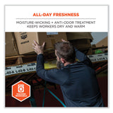 ergodyne® N-Ferno 6436 Long Sleeve Lightweight Base Layer Shirt, 3X-Large, Black, Ships in 1-3 Business Days (EGO40237) Each