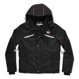 ergodyne® N-Ferno 6466 Thermal Jacket with 500D Nylon Shell, Large, Black, Ships in 1-3 Business Days (EGO41114) Each