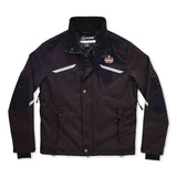 ergodyne® N-Ferno 6466 Thermal Jacket with 500D Nylon Shell, Large, Black, Ships in 1-3 Business Days (EGO41114) Each