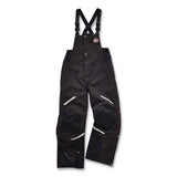 ergodyne® N-Ferno 6471 Thermal Bibs with 500D Nylon Shell, Small, Black, Ships in 1-3 Business Days (EGO41212) Each