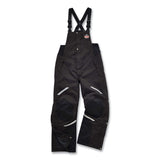 ergodyne® N-Ferno 6471 Thermal Bibs with 500D Nylon Shell, Medium, Black, Ships in 1-3 Business Days (EGO41213) Each