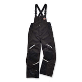 ergodyne® N-Ferno 6471 Thermal Bibs with 500D Nylon Shell, X-Large, Black, Ships in 1-3 Business Days (EGO41215) Each