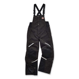 ergodyne® N-Ferno 6471 Thermal Bibs with 500D Nylon Shell, 2X-Large, Black, Ships in 1-3 Business Days (EGO41216) Each