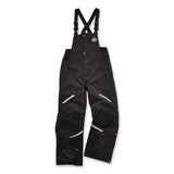 ergodyne® N-Ferno 6471 Thermal Bibs with 500D Nylon Shell, 4X-Large, Black, Ships in 1-3 Business Days (EGO41218) Each