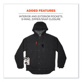 ergodyne® N-Ferno 6468 Duck Canvas Work Jacket, Large, Black, Ships in 1-3 Business Days (EGO41234) Each