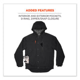 ergodyne® N-Ferno 6468 Duck Canvas Work Jacket, 2X-Large, Black, Ships in 1-3 Business Days (EGO41236) Each