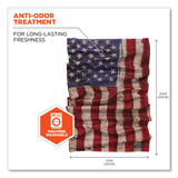 ergodyne® Chill-Its 6485 Multi-Band, Polyester, One Size Fits Most, American Flag, Ships in 1-3 Business Days (EGO42121) Each
