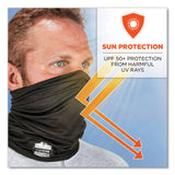 ergodyne® Chill-Its 6487 Cooling Performance Knit Multi-Band, Polyester/Spandex, One Size Fits Most, Black, Ships in 1-3 Business Days (EGO42126) Each