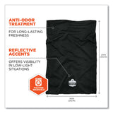 ergodyne® Chill-Its 6487 Cooling Performance Knit Multi-Band, Polyester/Spandex, One Size Fits Most, Black, Ships in 1-3 Business Days (EGO42126) Each