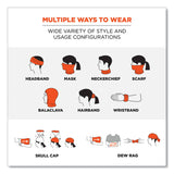 ergodyne® Chill-Its 6487 Cooling Performance Knit Multi-Band, Polyester/Spandex, One Size, Hi-Vis Lime, Ships in 1-3 Business Days (EGO42127) Each